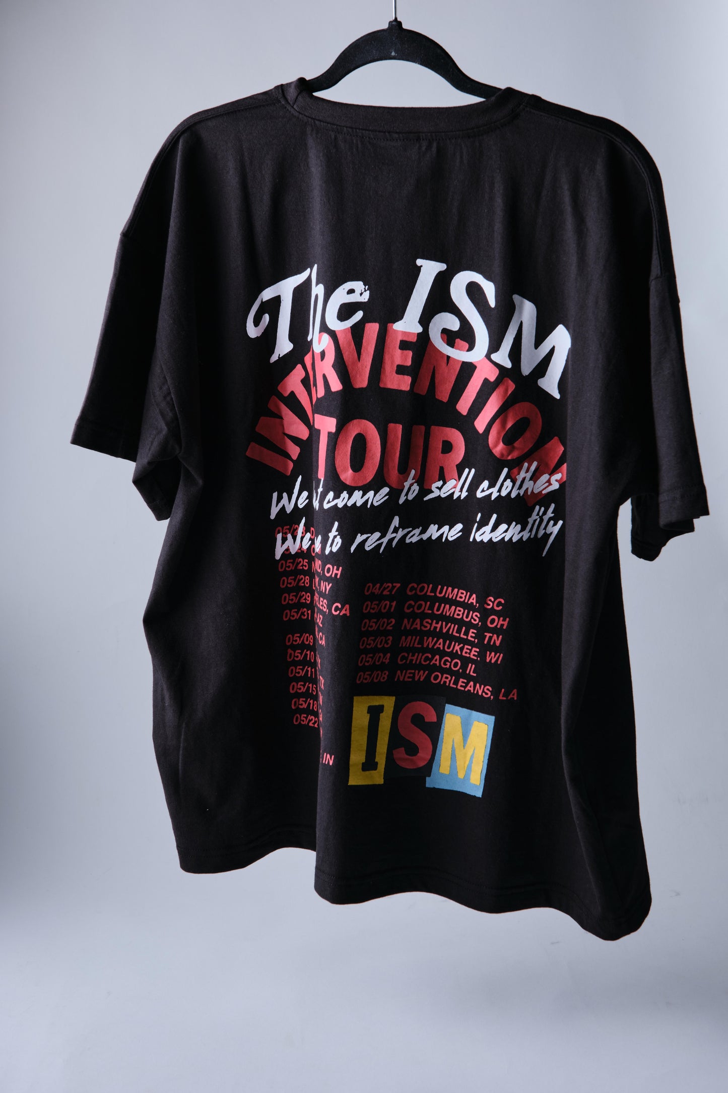 ISM TOUR SHIRT (BLACK)