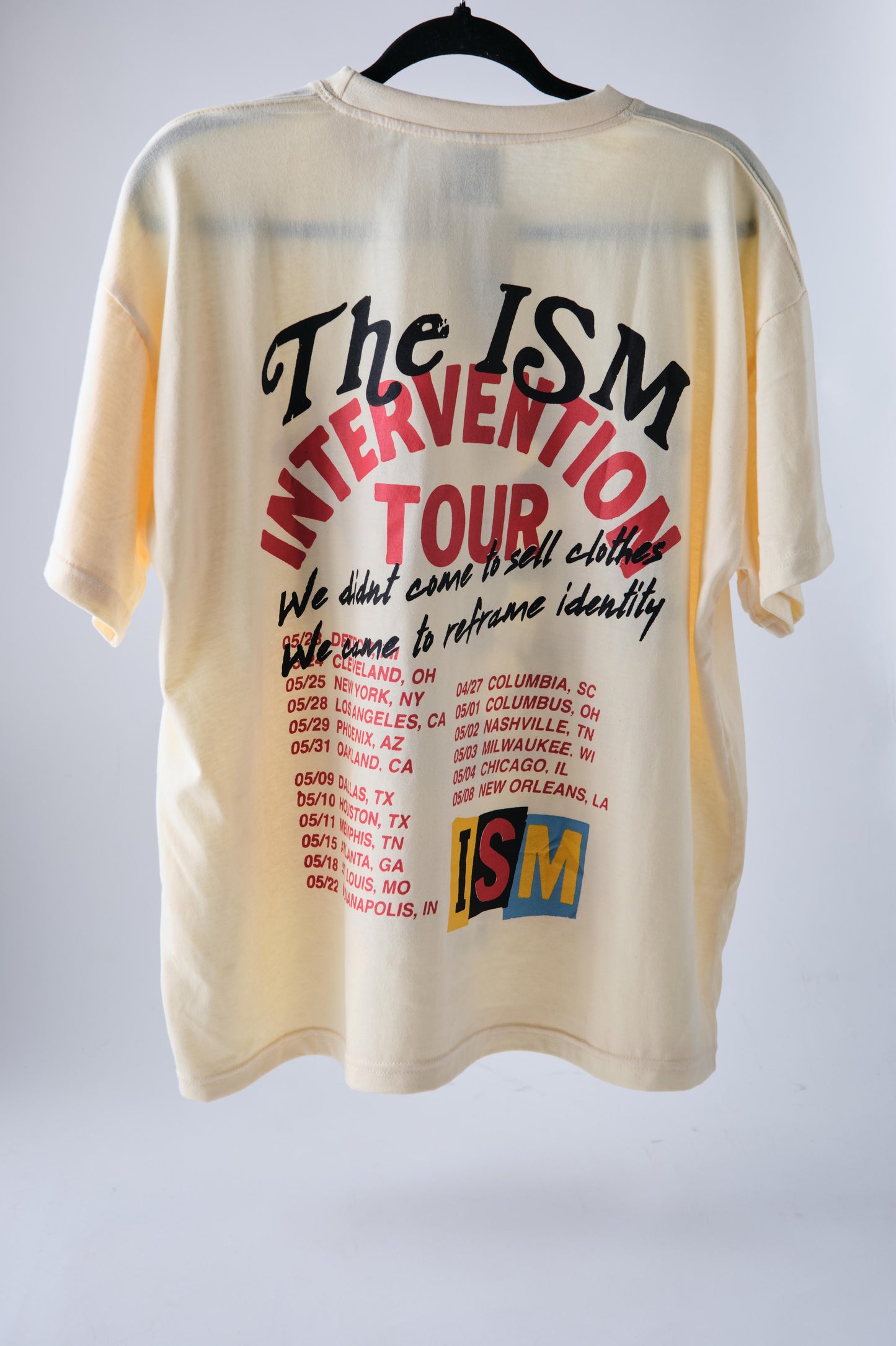 ISM TOUR SHIRT (Cream)